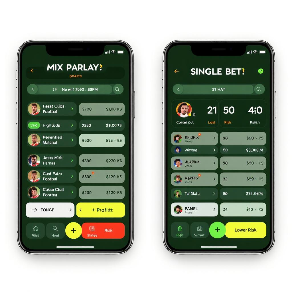 Mix parlay atau taruhan tunggal
