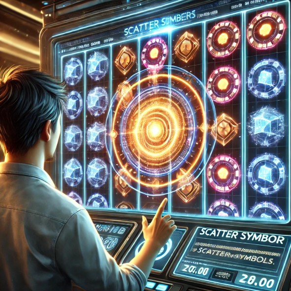 Pola Scatter Tidak Beraturan